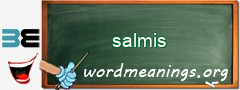 WordMeaning blackboard for salmis